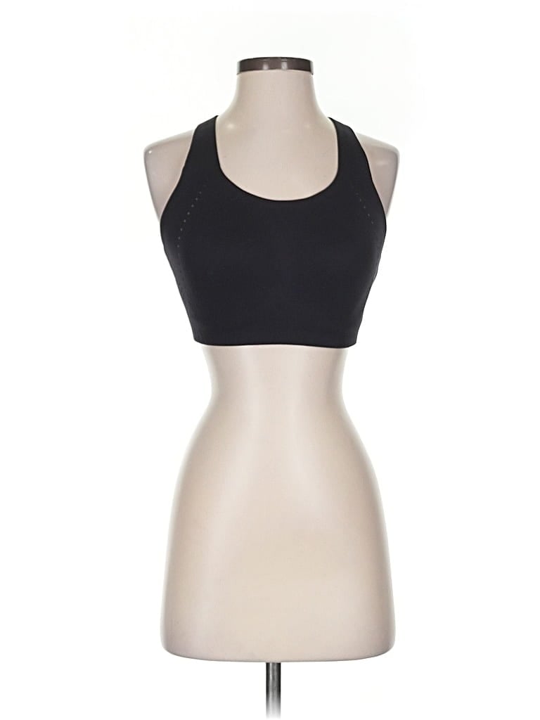 Pre-owned Lululemon Athletica Tank Top Black Halter Neckline Tops