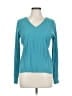 Evolution by Cyrus Teal Long Sleeve Top Size L - photo 1