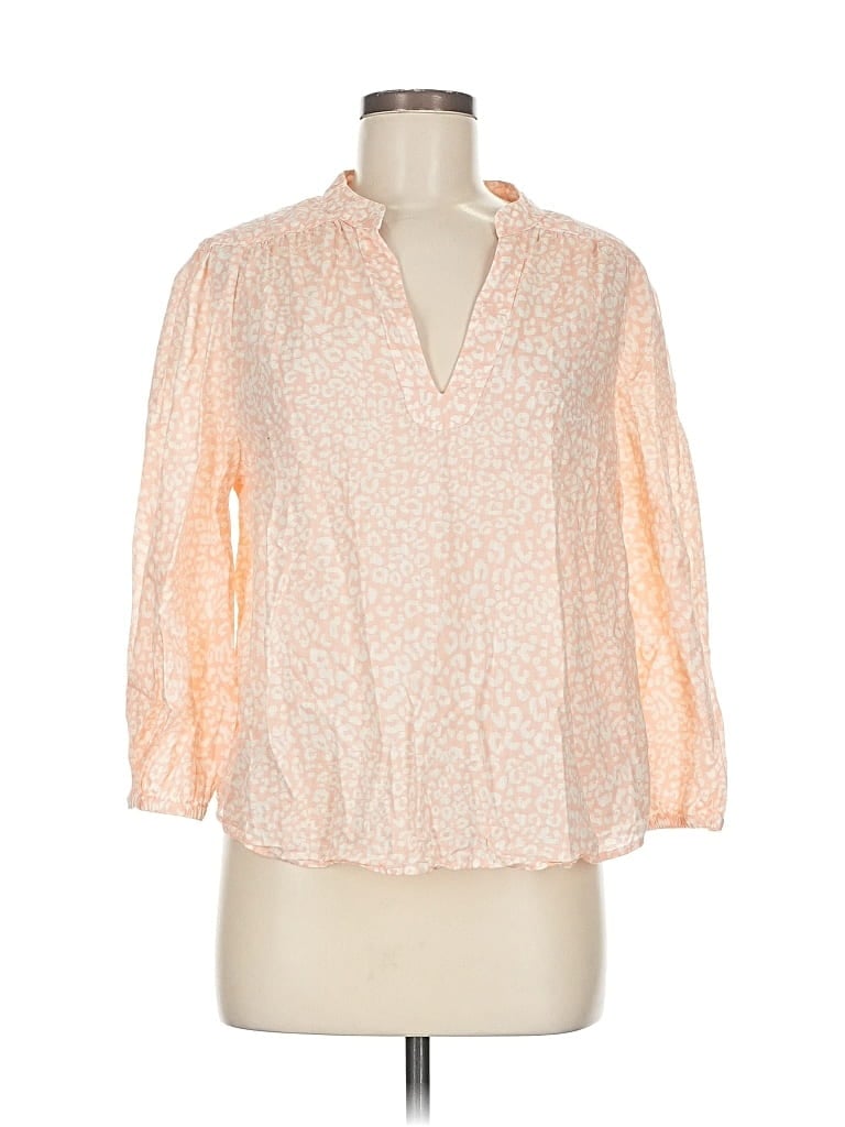 Pre-owned Gap 3/4 Sleeve T-shirt In Orange