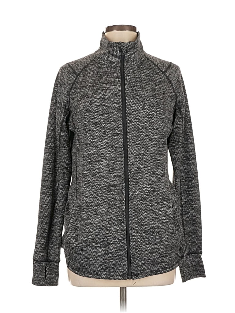 Pre-owned Active By Old Navy Track Jacket In Gray