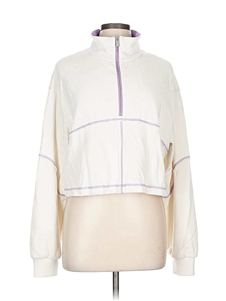 Pre-owned Sweaty Betty Sweatshirt In White