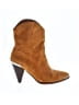 Joie Brown Orange Ankle Boots Size EU 36 1/2 - photo 1