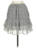 Sienna Sky 100% Polyester Polka Dots Silver Casual Skirt Size S - photo 1