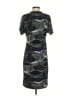 BCBGMAXAZRIA Print Gray Casual Dress Size S - photo 2