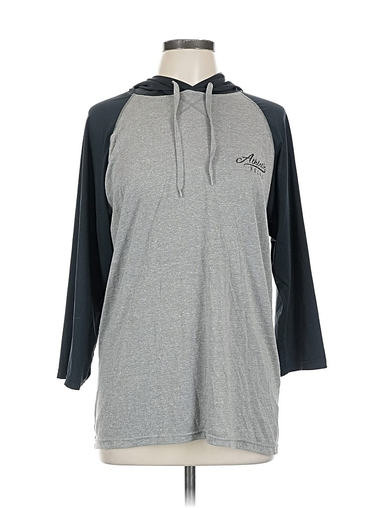 Pre-owned Assorted Brands Pullover Hoodie In Gray