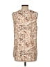 Xieerduo Animal Print Tan Sleeveless Blouse Size L - photo 2