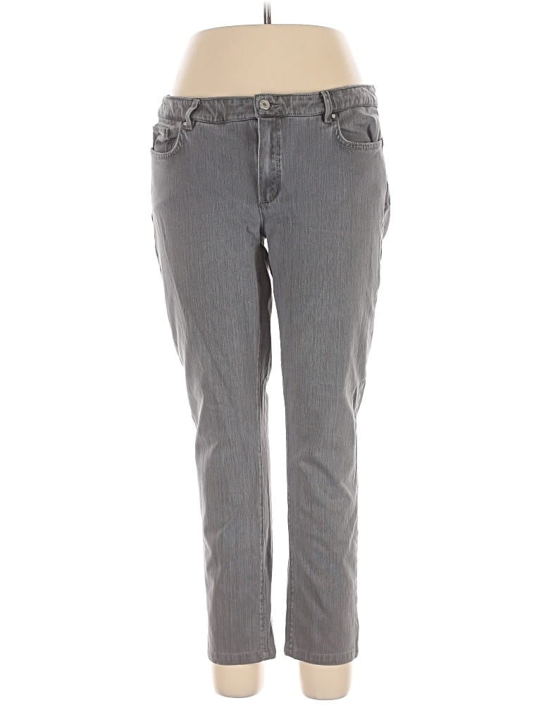Click to view more detailed imagery on our partner's website Pre-owned Marina Rinaldi Jeans In Gray