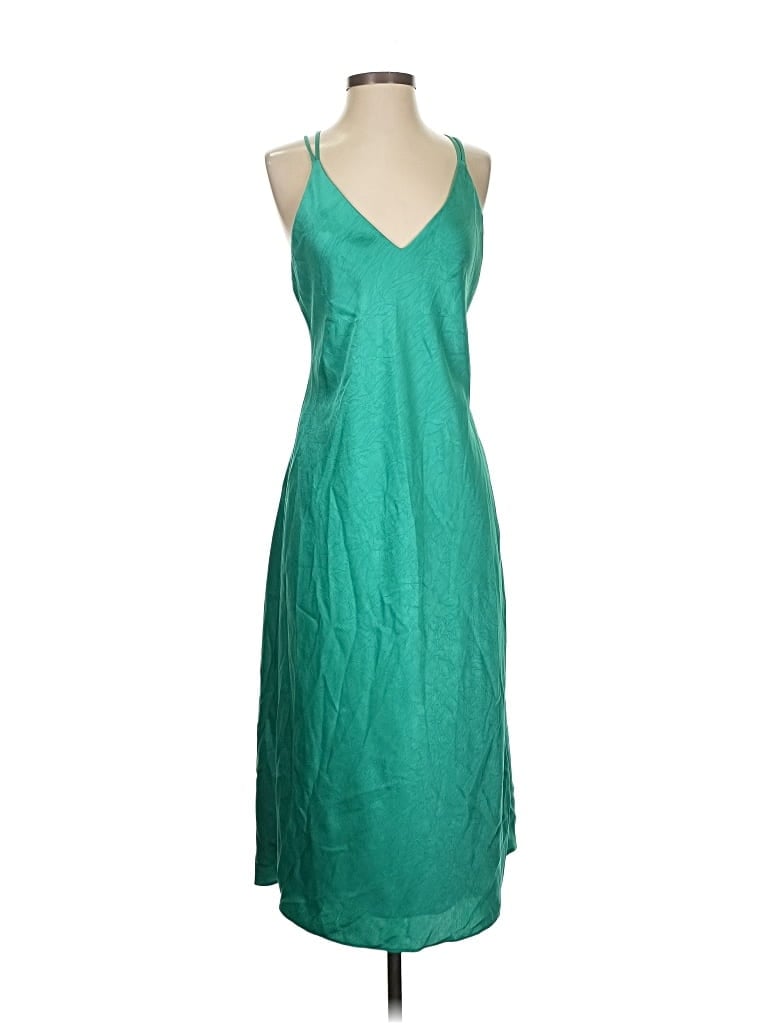 Pre-owned Saunders Collective Casual Dress In Green