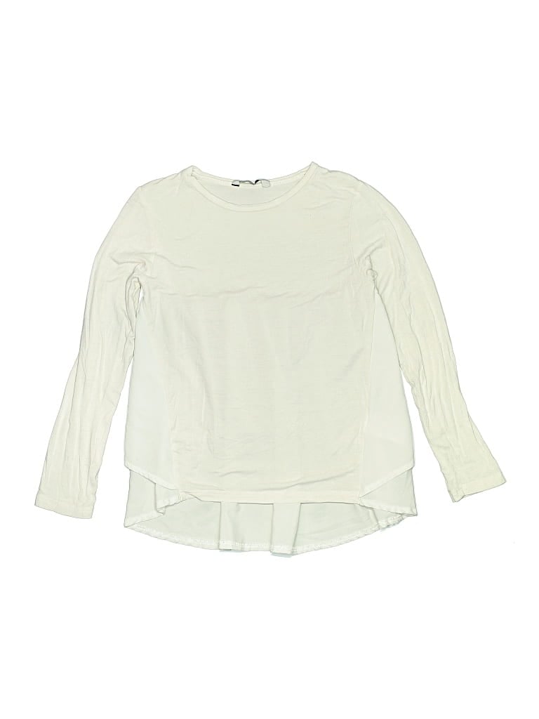 Click to view more detailed imagery on our partner's website Pre-owned Mayoral Kids' Long Sleeve Top Ivory Boatneck Tops In White