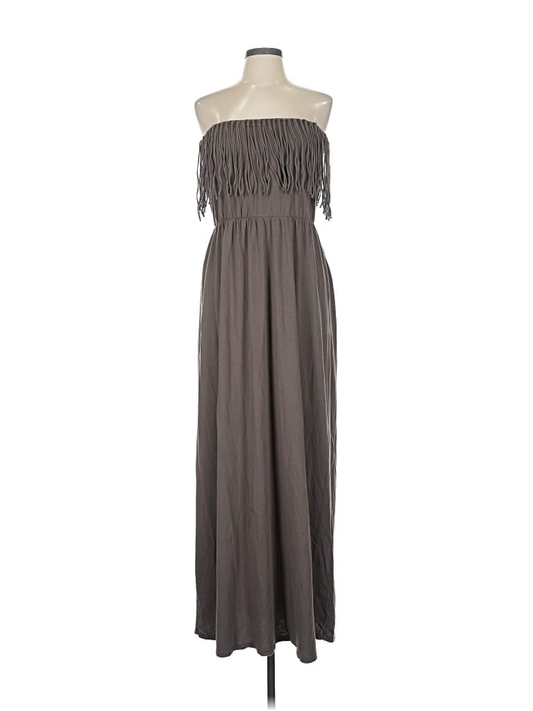 Pre-owned Bobi Casual Dress In Gray