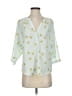Joie 100% Polyester Green 3/4 Sleeve Blouse Size S - photo 1