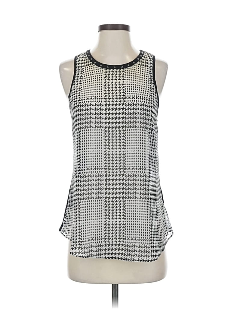 Pre-owned Express Sleeveless Blouse In Silver