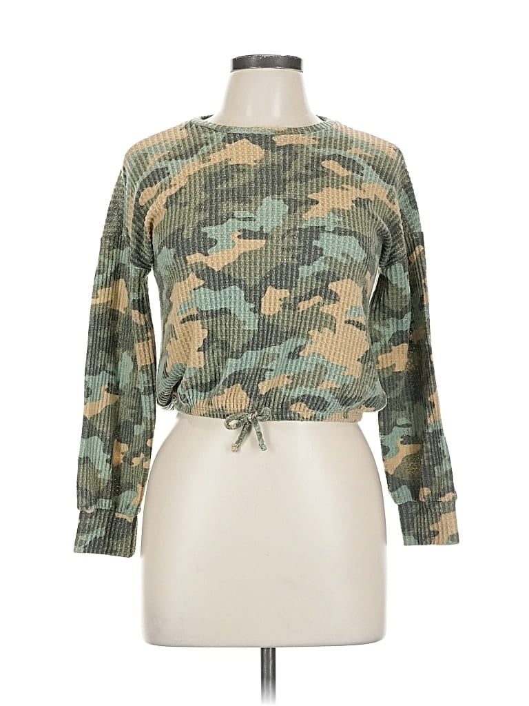 Pre-owned Assorted Brands Pullover Sweater In Green