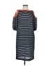Miss Sixty 100% Polyester Stripes Blue Casual Dress Size 2 - photo 1