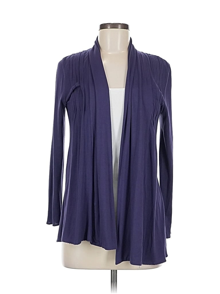 Pre-owned Dantelle Cardigan Sweater In Purple