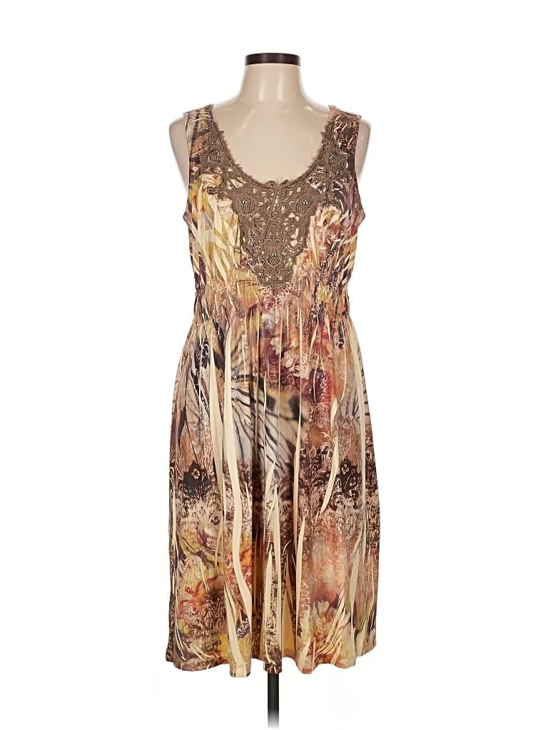 Pre-owned Apt. 9 Cocktail Dress In Brown