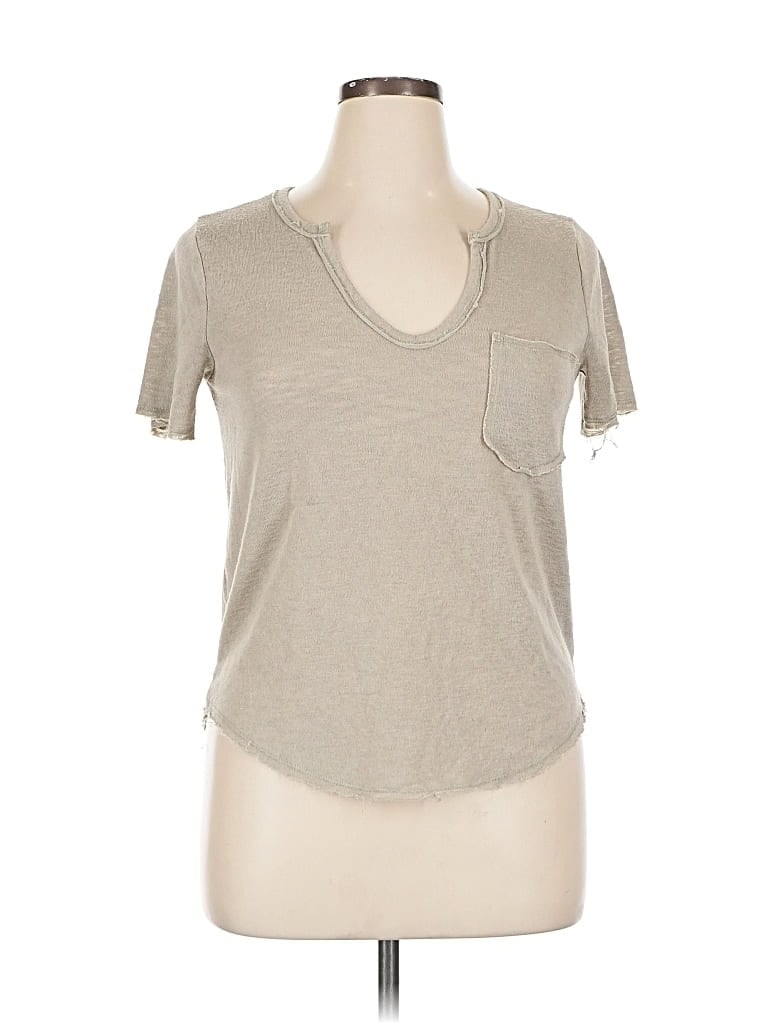 Pre-owned Project Social T Short Sleeve T-shirt In Brown
