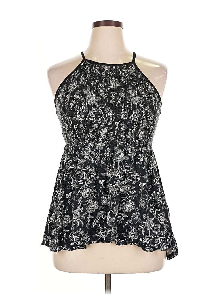 Pre-owned Torrid Sleeveless Blouse In Black