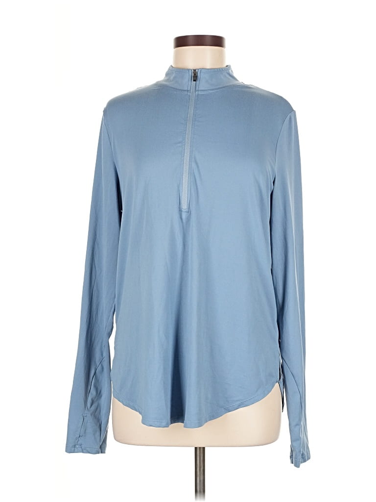 Pre-owned G4 Free Long Sleeve Blouse In Blue