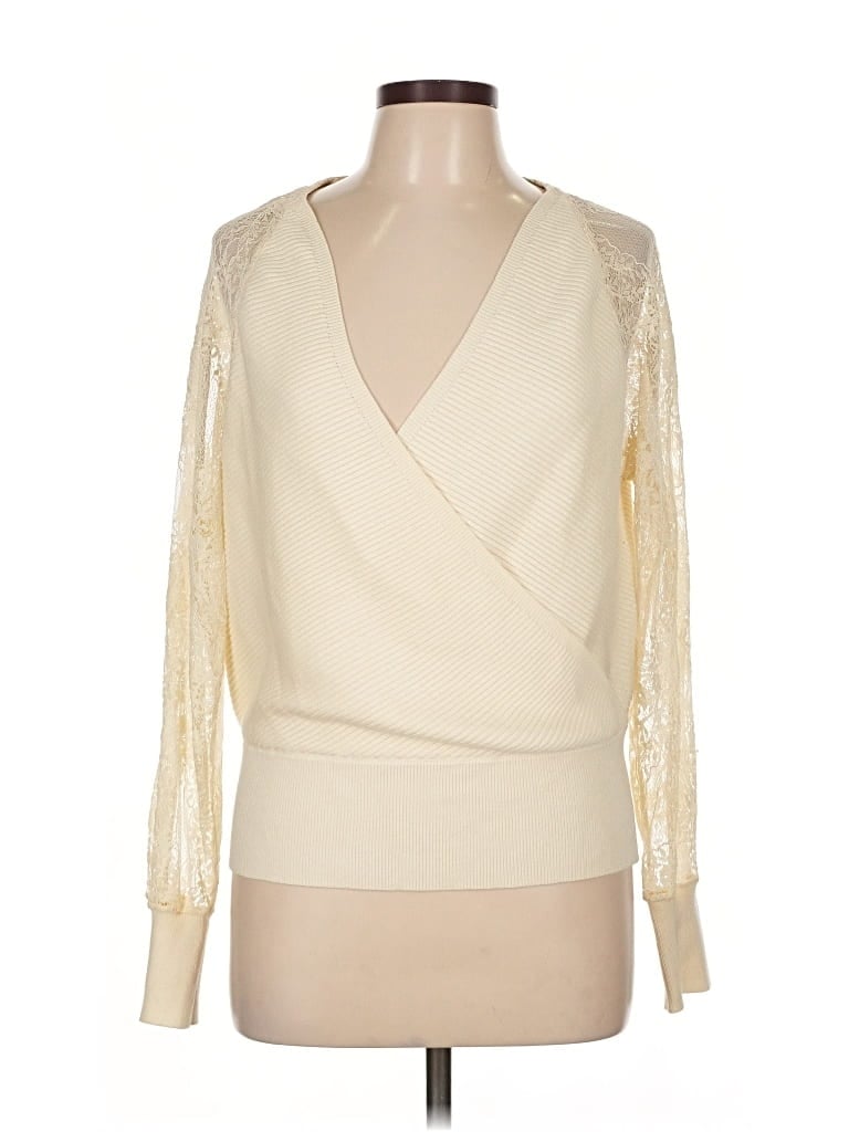 LUSH Pre-owned Long Sleeve Blouse In White