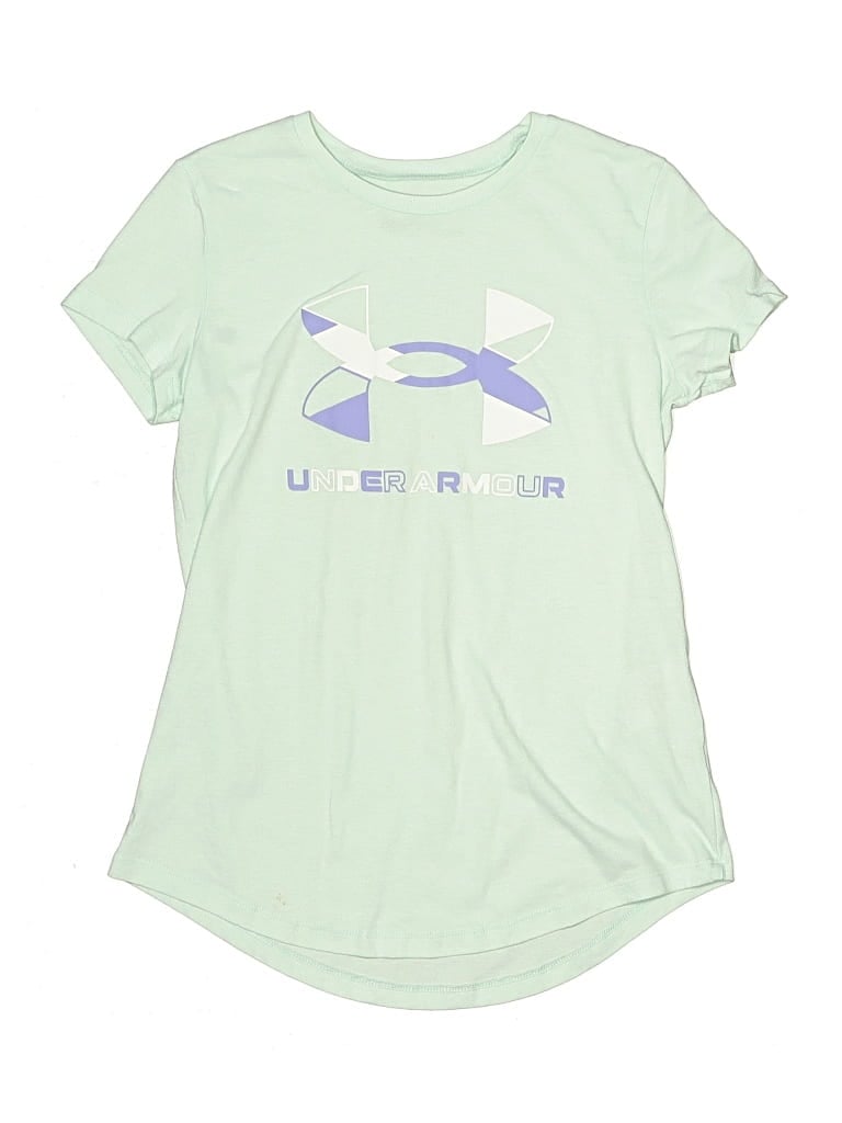 Pre-owned Under Armour Kids' Short Sleeve T-shirt In Green