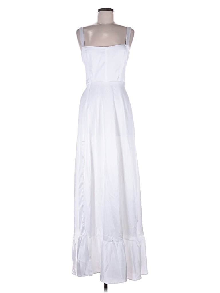 Pre-owned Show Me Your Mumu Casual Dress In White