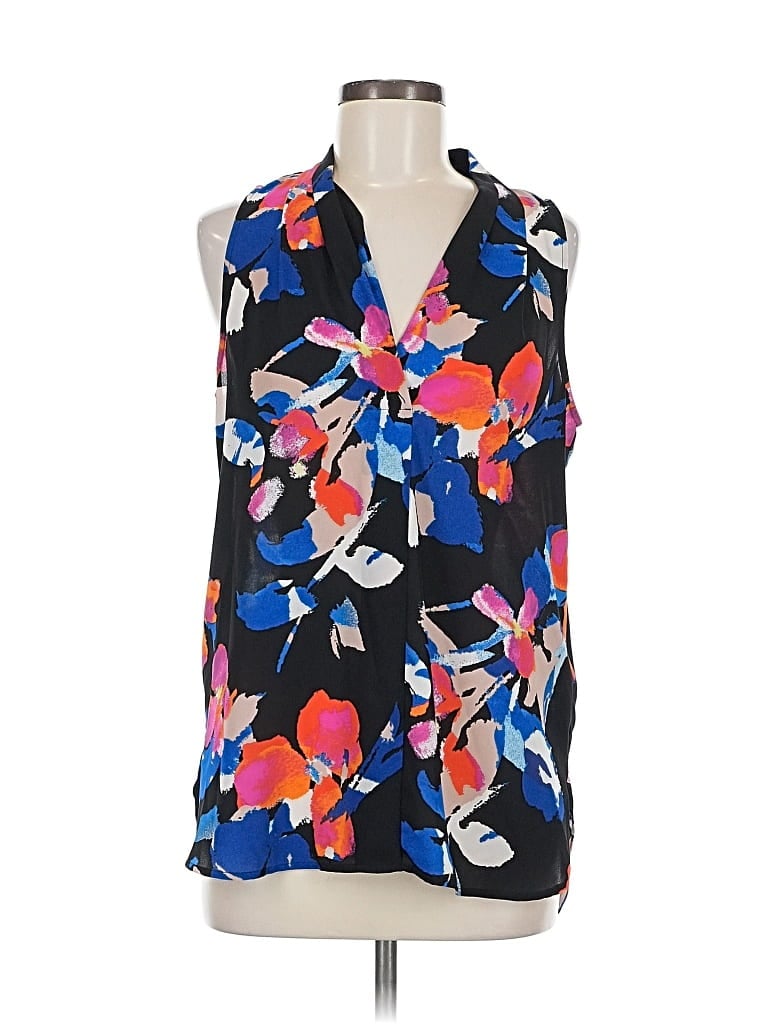 Pre-owned Vince Camuto Sleeveless Blouse In Black