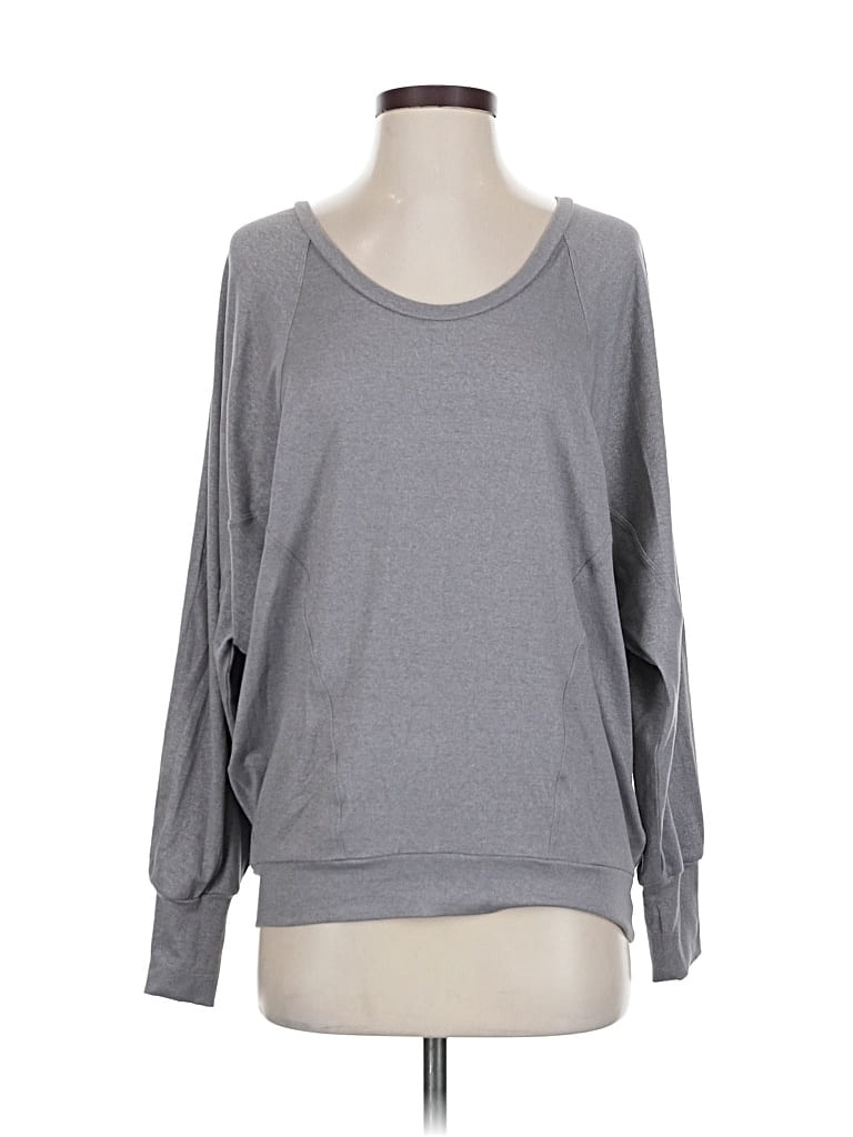 Pre-owned Lole 3/4 Sleeve T-shirt In Gray