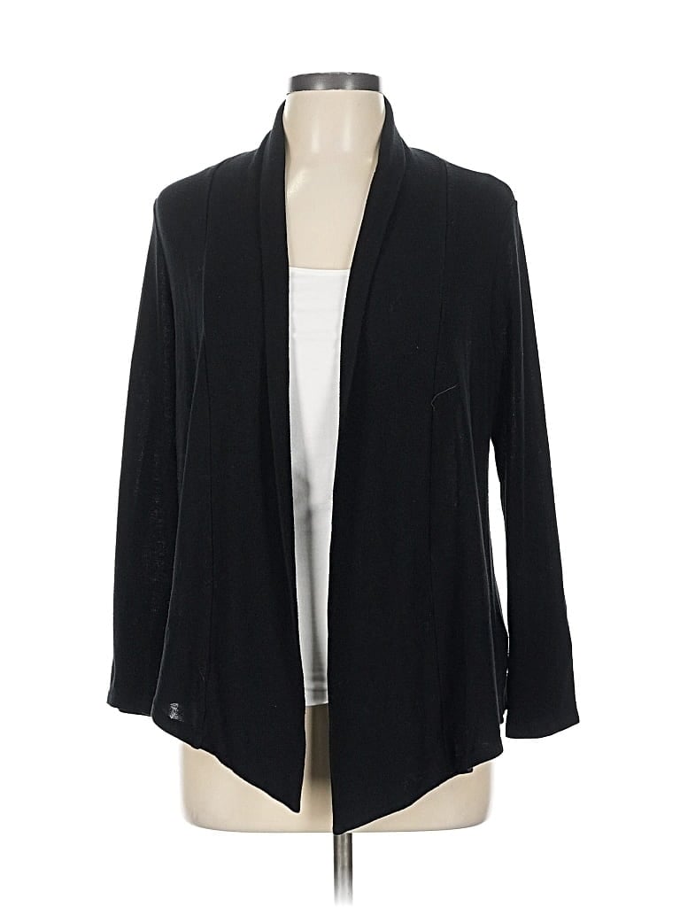 Pre-owned Dressbarn Cardigan Sweater In Black