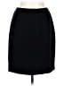 Caslon 100% Polyester Solid Black Formal Skirt Size 10 - photo 1
