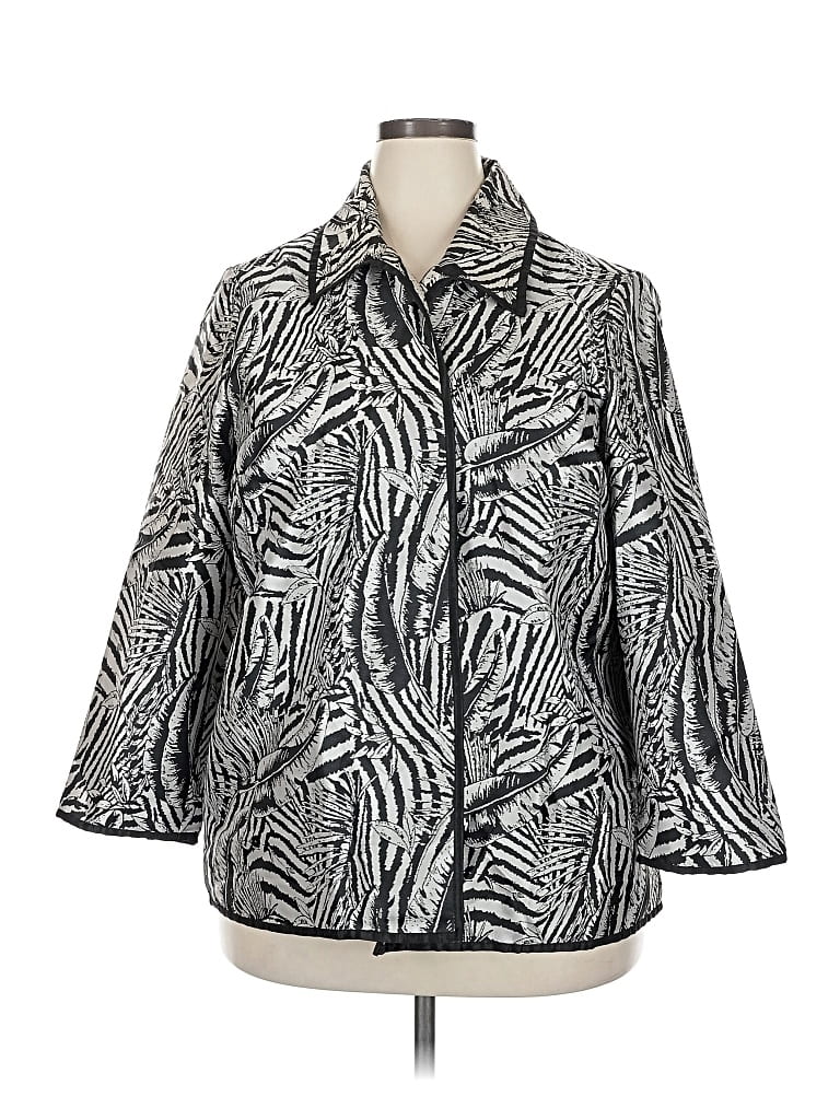 Pre-owned Chico's Jacket In Silver