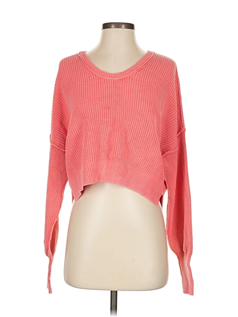 Pre-owned Aerie Pullover Sweater In Pink