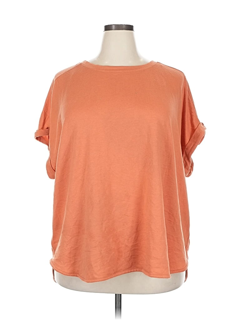 CUPIO Pre-owned Short Sleeve T-shirt In Orange