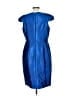 David Meister 100% Polyester Blue Cocktail Dress Size 14 - photo 2