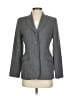 Ann Taylor 100% Wool Houndstooth Gray Wool Blazer Size 2 - photo 1