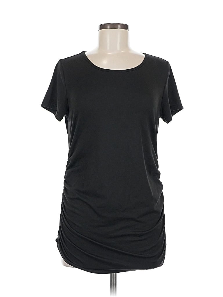 Pre-owned Ekouaer Short Sleeve T-shirt In Black