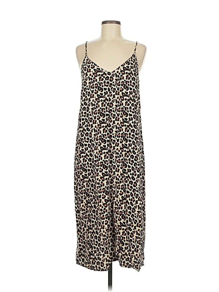 Pre-owned Brixton Casual Dress In Brown