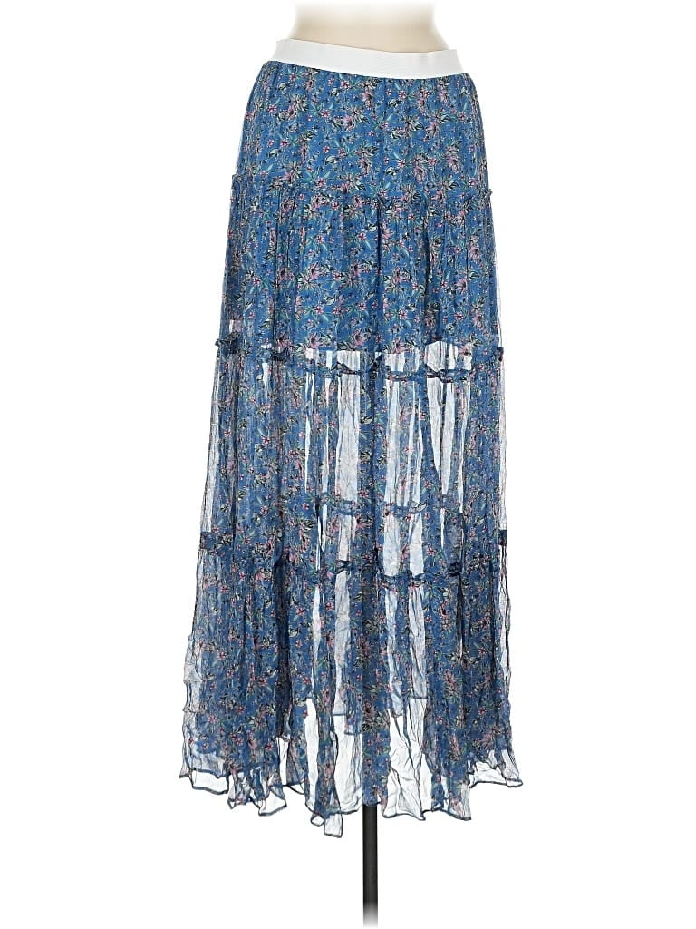 Pre-owned Gilner Farrar Casual Skirt In Blue