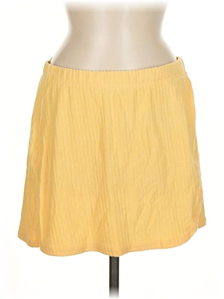 ABERCROMBIE & FITCH Pre-owned Casual Skirt In Yellow