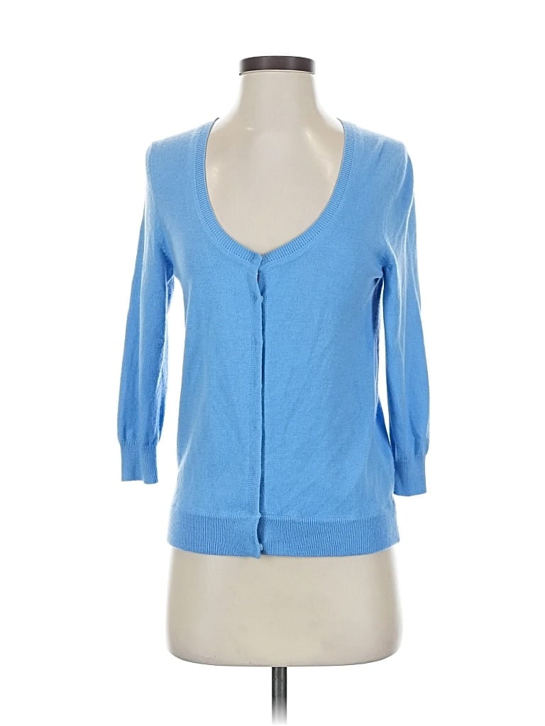 Pre-owned Gap Body Cardigan Sweater In Blue