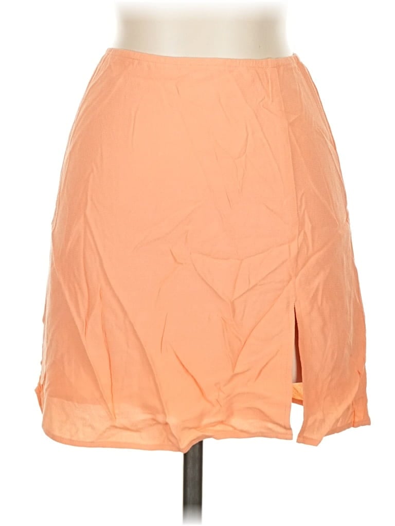 Sunday Best Casual Skirt In Orange