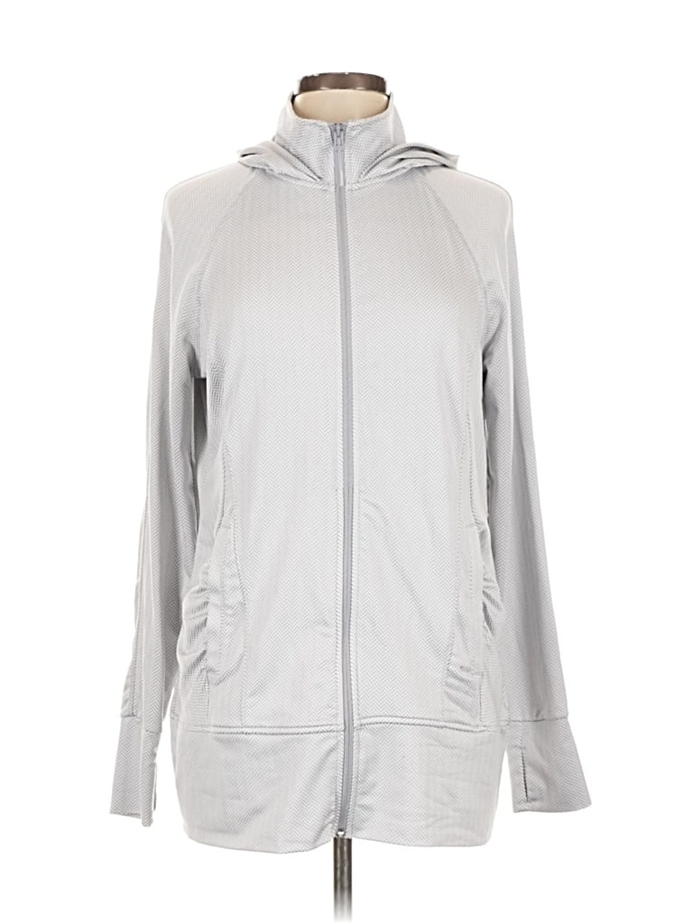 Pre-owned Mondetta Track Jacket In Gray