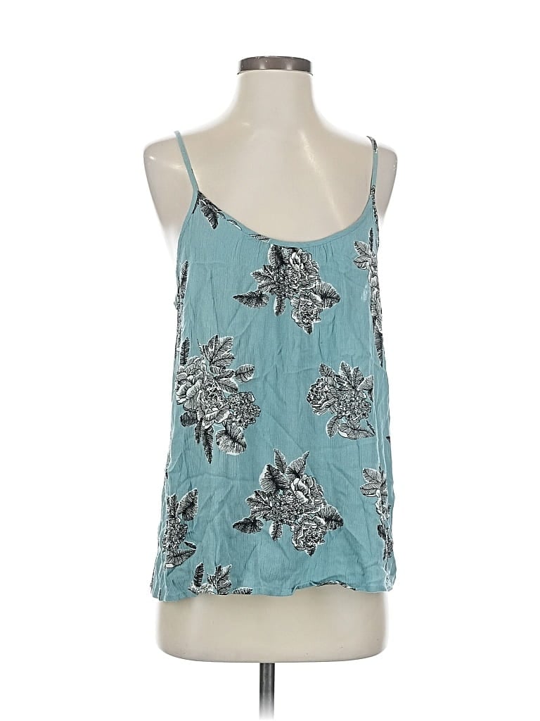 Pre-owned Kaileigh Sleeveless Blouse In Blue