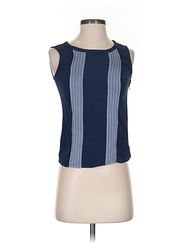 Click to view more detailed imagery on our partner's website Pre-owned Boden Sleeveless Blouse In Blue