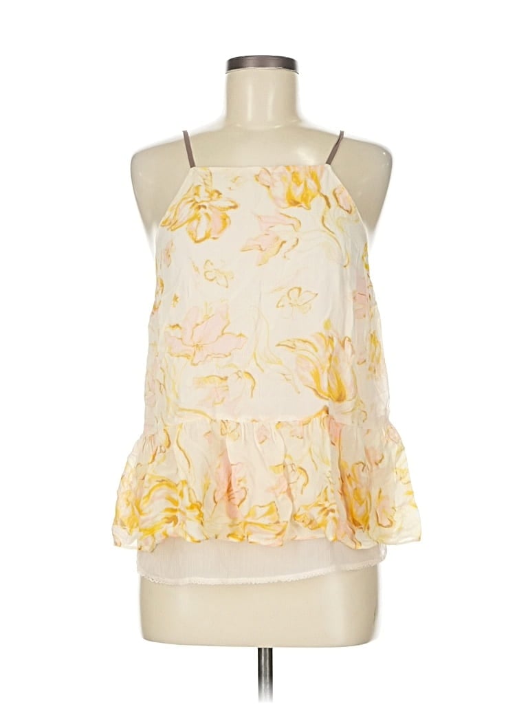 Pre-owned Hd In Paris Sleeveless Blouse In Yellow