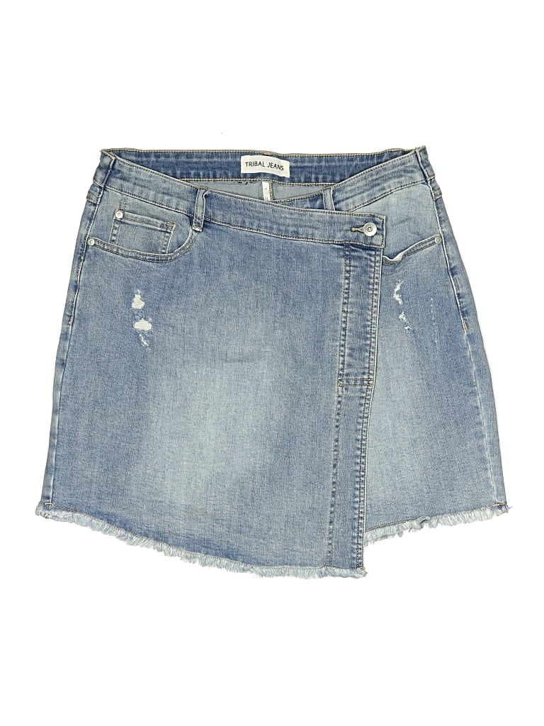 Pre-owned Tribal Jeans Skort In Blue
