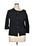 525 America Solid Black Cardigan Size XL - photo 1