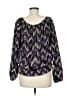 MICHAEL Michael Kors 100% Polyester Purple 3/4 Sleeve Blouse Size M - photo 2