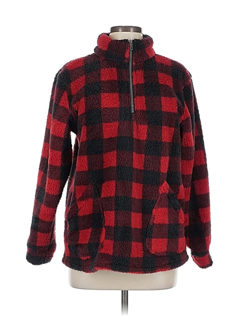 Pre-owned Natural Reflections Fleece Jacket In Red