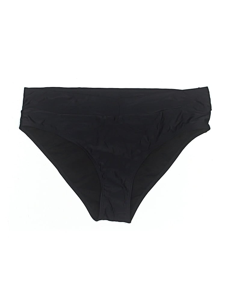 Pre-owned Unbranded Swimsuit Bottoms In Black